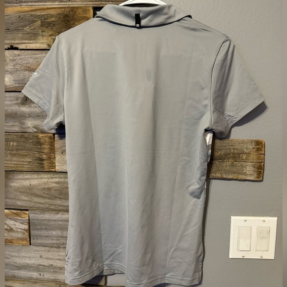 Puma 96815 - Ladies' Puma Washed Stripe Polo Quarry Grey Women’s S-upf40 - Picture 4 of 4